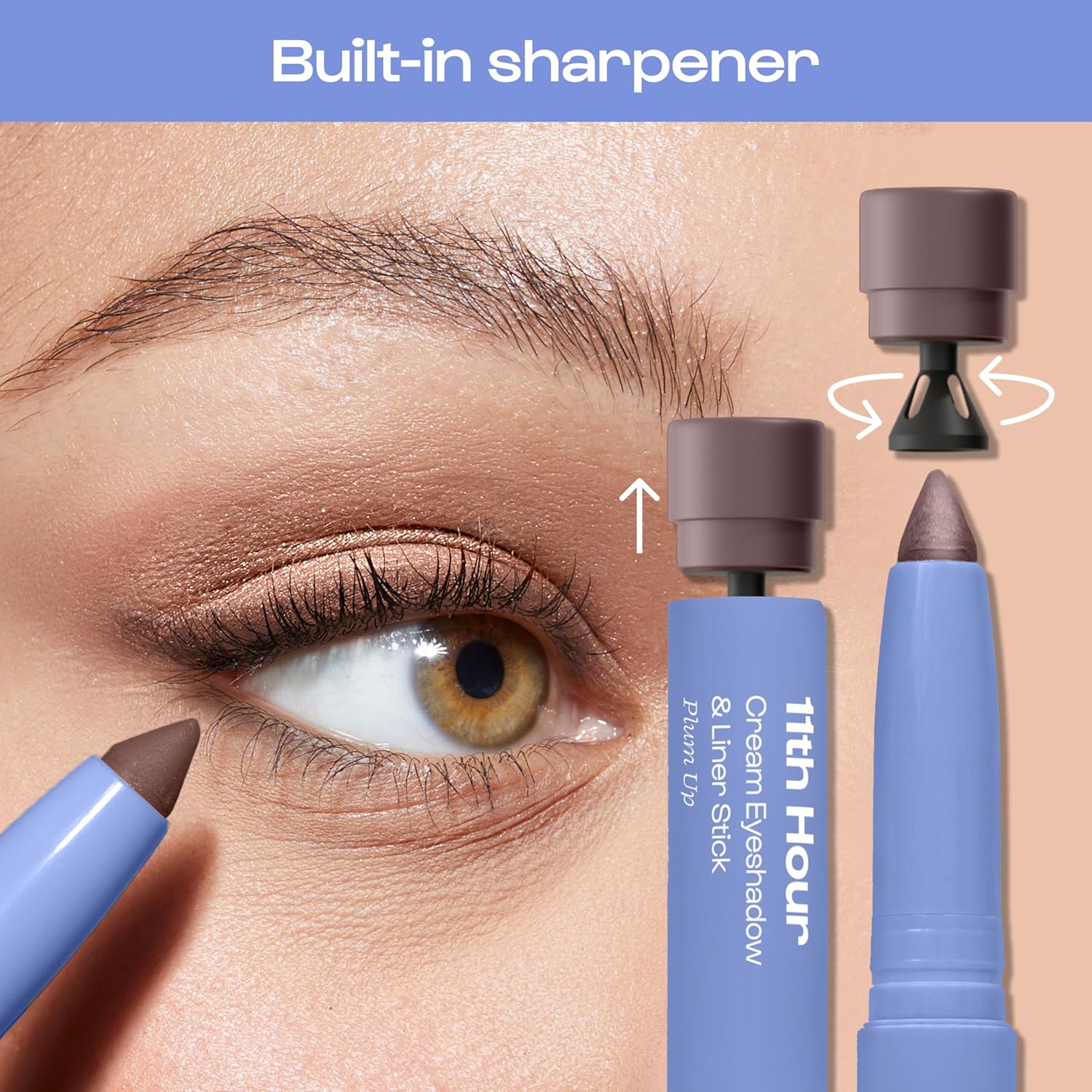 ALLEYOOP 11th Hour Cream Eyeshadow Sticks Bundle - Taupe Dollar (Matte) & Baby Pearl (Shimmer) - Waterproof, Smudge-Proof, Crease-Proof Eyeshadow for Over 11 Hours