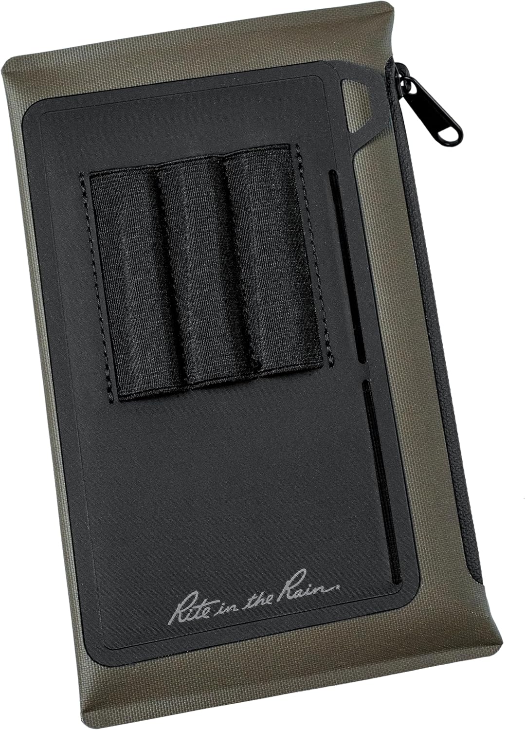 Rite in The Rain Monsoon Dirtbag, 4.5” x 7.75”, Notebook Storage Organizer, Green TPU (No. P970)