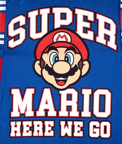 Miniatura 5 de Nintendo Kids Super Mario Bros Mario & Luigi Boys Long Sleeve 2-Pack Active Mesh T-Shirt Bundle Set for Boys