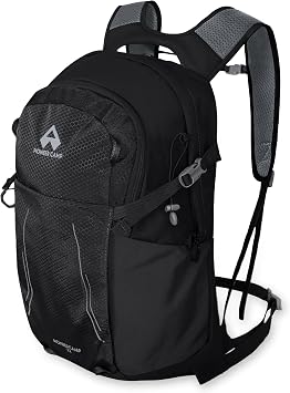 Pioneer Camp Hiking Backpack 22L Small Hiking Hydration Gear Lightweight Camping Backpack Travel Daypack for Women Men Outdoor Bag for Biking ClimbingBlack;22L