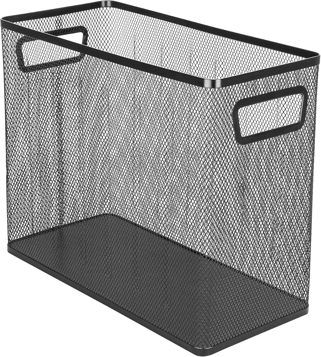 Amazon Basics Mesh Tabletop File Folder, Black, 12.4" x 9.