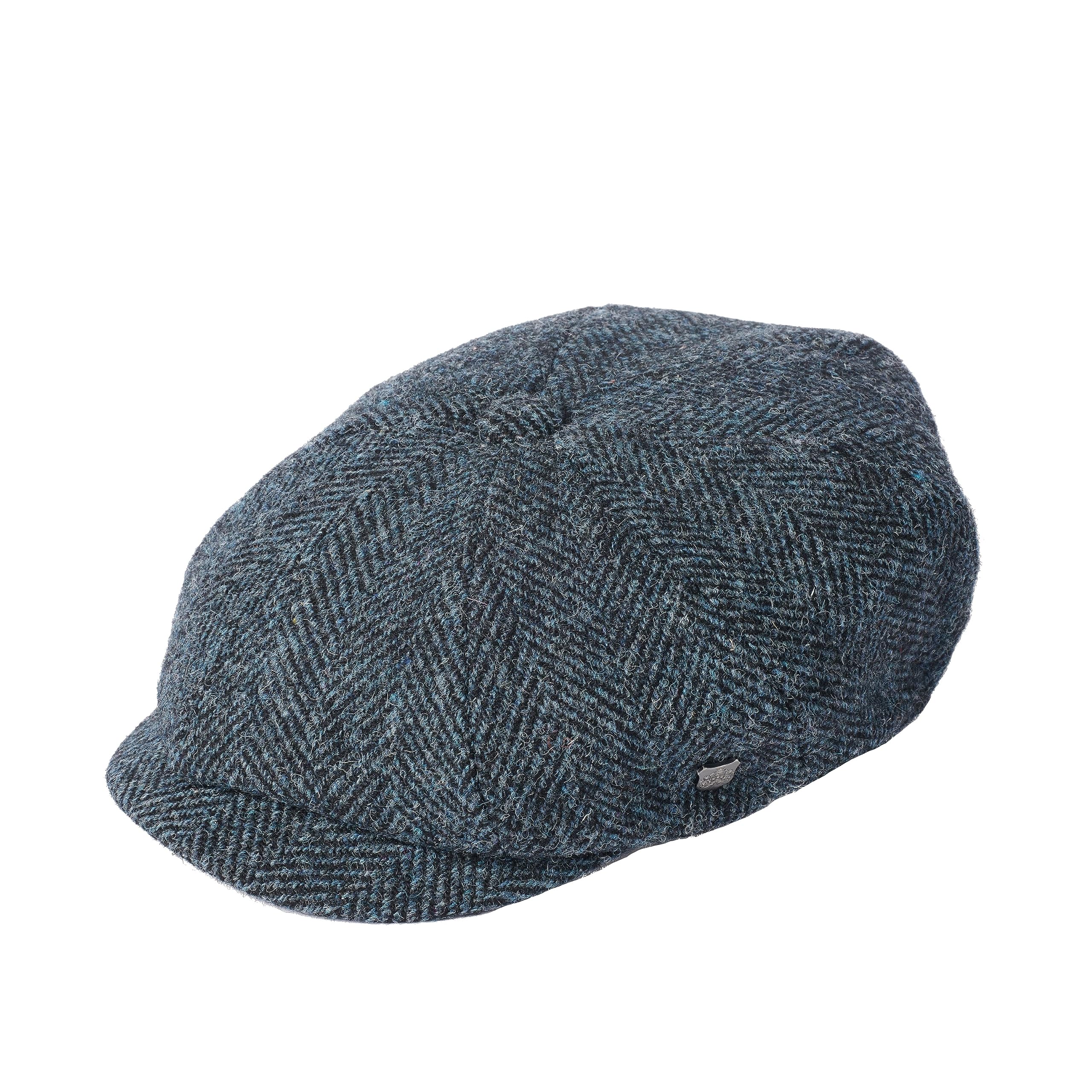 Failsworth Harris Tweed 'Carloway' Bakerboy/Newsboy Cap (7 1/2, Pattern 4750)