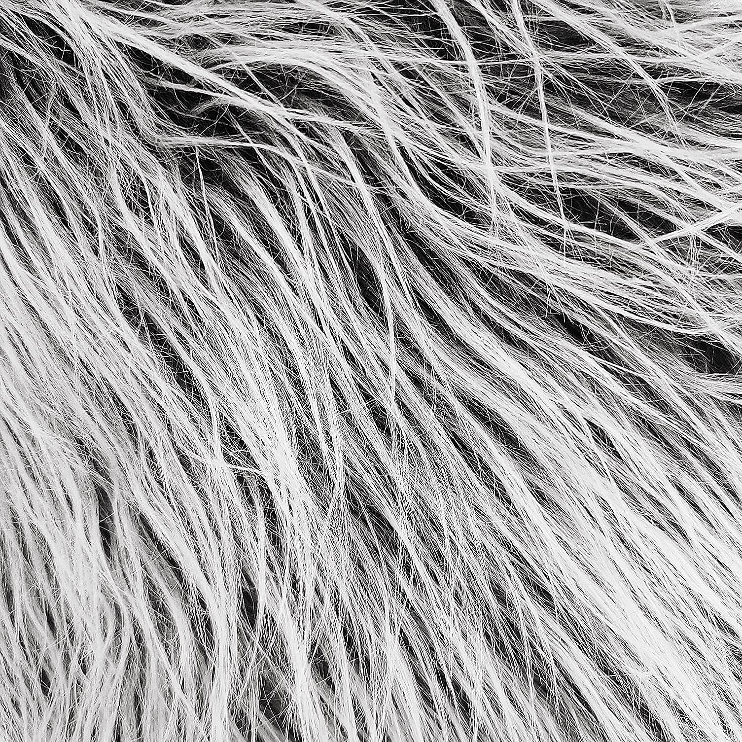 MUSLONG Shaggy Fur Fabric Cuts, Fluffy Fur Patches, Ideal for Crafts Sewing, Decorating
