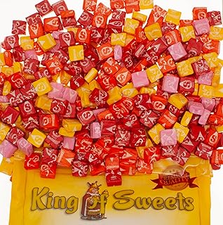 Starburst | 5 Pounds | Assorted Fruit Flavored Chews | Individually Wrapped Chewy Candy | Movie Theater Candy | American Dulces | Halloween Candy | Easter Candy | Bulk King Of Sweets Bag