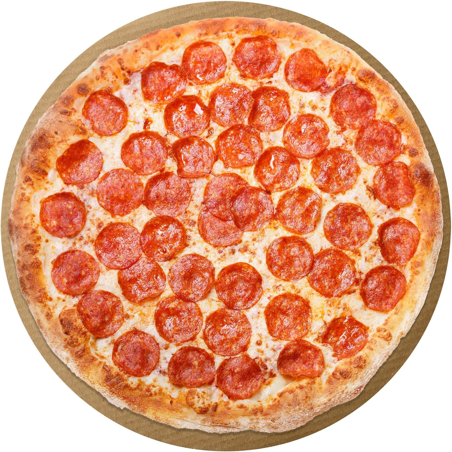 Dynamic 14" Cardboard Pizza Cake Pie Round Circle 100 ct, Natural Color, 100% Food Safe, Grease Proof, Disposable