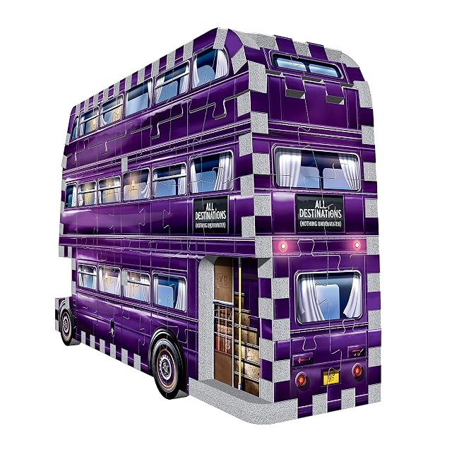 Foto 4 de 8 de Wrebbit3D, Harry Potter: Mini Knight Bus (130pc), 3D Puzzle, Ages 12+