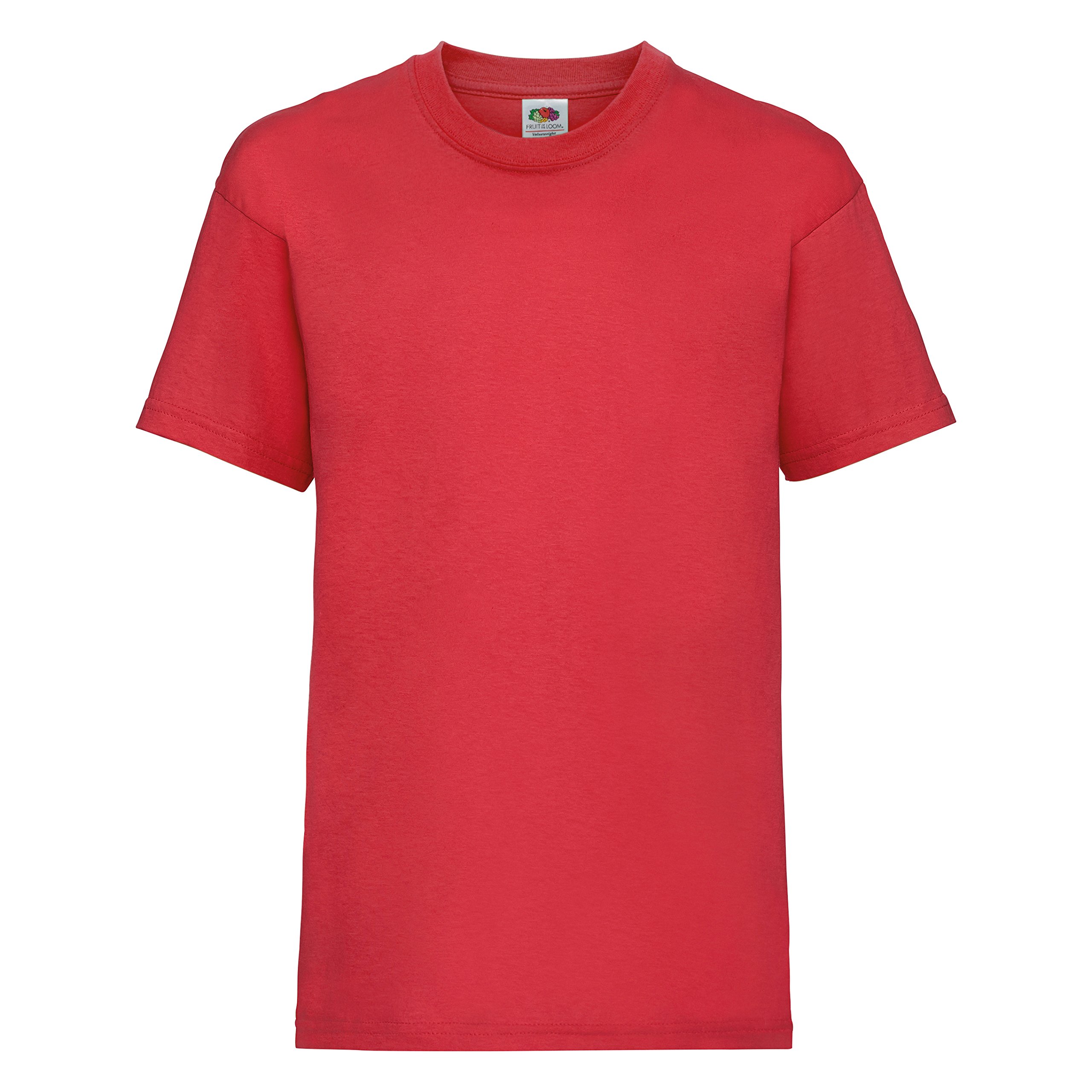Fruit Of The Loom (5-6, Red) Childrens/Kids Valueweight T-Shirt