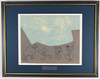 Amazon.co.jp: パブロ ピカソ 『酒神の宴と雄牛（1959年11月30日