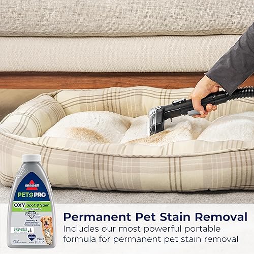 Miniatura 5 de BISSELL Little Green HydroSteam 3618 - Limpiador portátil multiusos de alfombras y tapicería, para automóviles y automóviles, 3618, puerto negro y