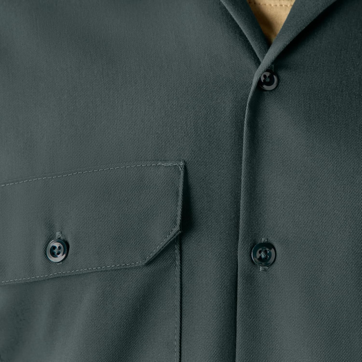 Dickies Men’s Short Sleeve Work Shirt – Durable Twill Button Down Shirts for Men, Lightweight Uniform for Daily Wear - Image 7