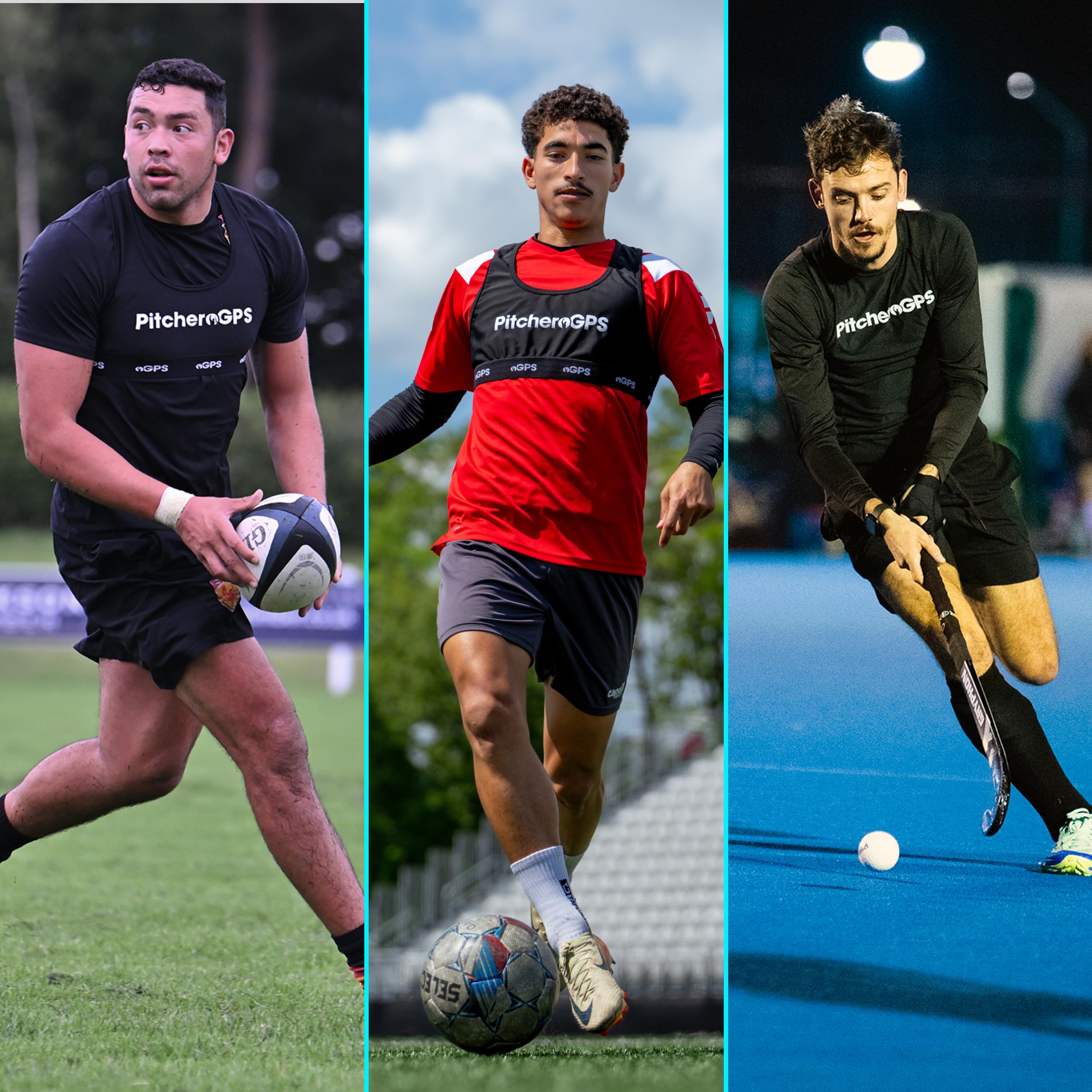Rastreador de Jugadores con Chaleco - Tracker Deportivo con 18 Métricas - Suscripción 60 Días - Accesorios para Fútbol, Rugby y Hockey (M)