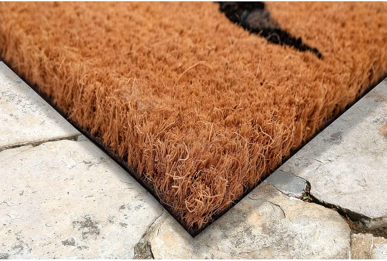 Liora Manne Natura Three Dogs Natural Outdoor Welcome Coir Door Mat, 1'5" x 2'6"