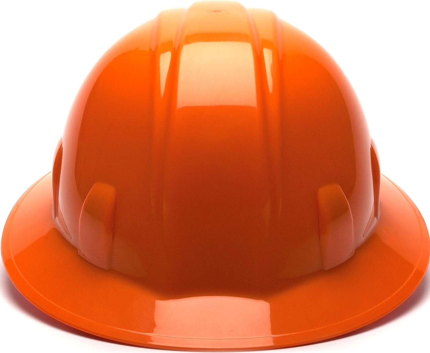 pyramex safety sl series full brim hard hat 4-point ratchet suspension orange 4 point ratchet (pack of 1)