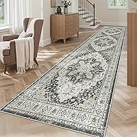 Vista 61 de Madane Alfombra Pasillera Lavable - Alfombras Pasilleras 2x6 para Pasillos de 6 Pies Antideslizante Vintage Alfombra Pasillera de Cocina