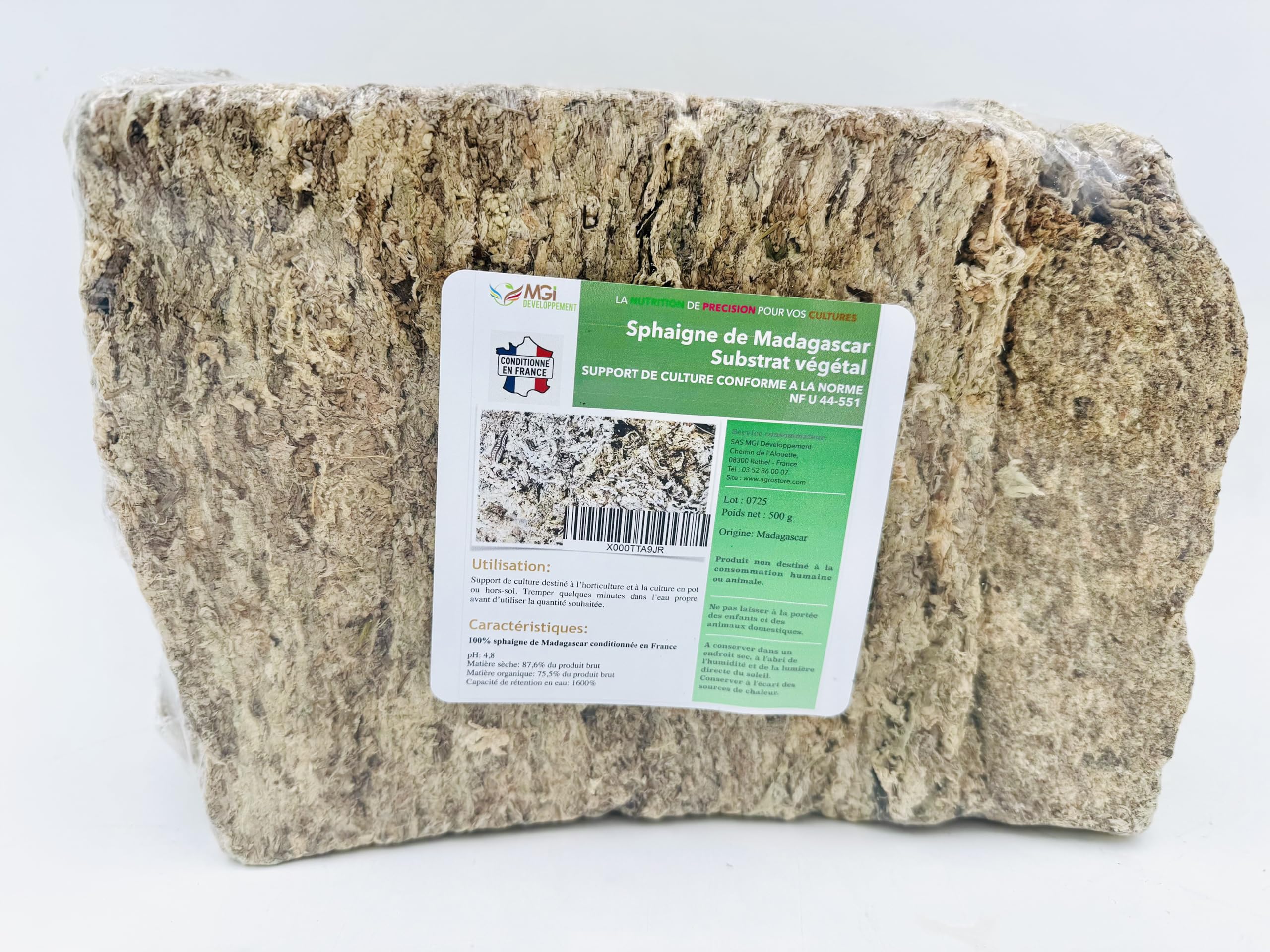 Madagaskar Sphagnum Moss – podłoże do roślin hydroponicznych – 5 litrów