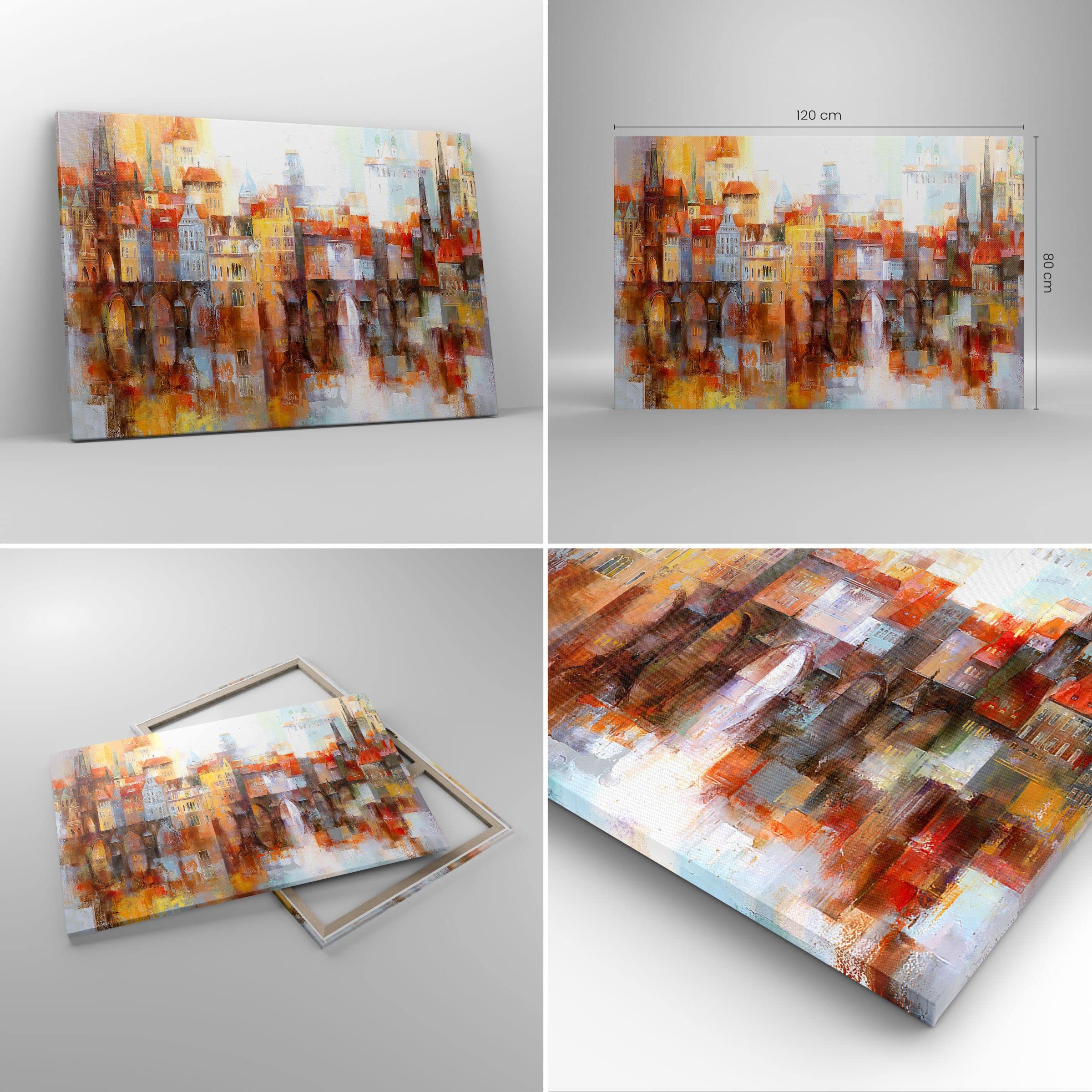 Tableau sur toile Résumé fond métallique