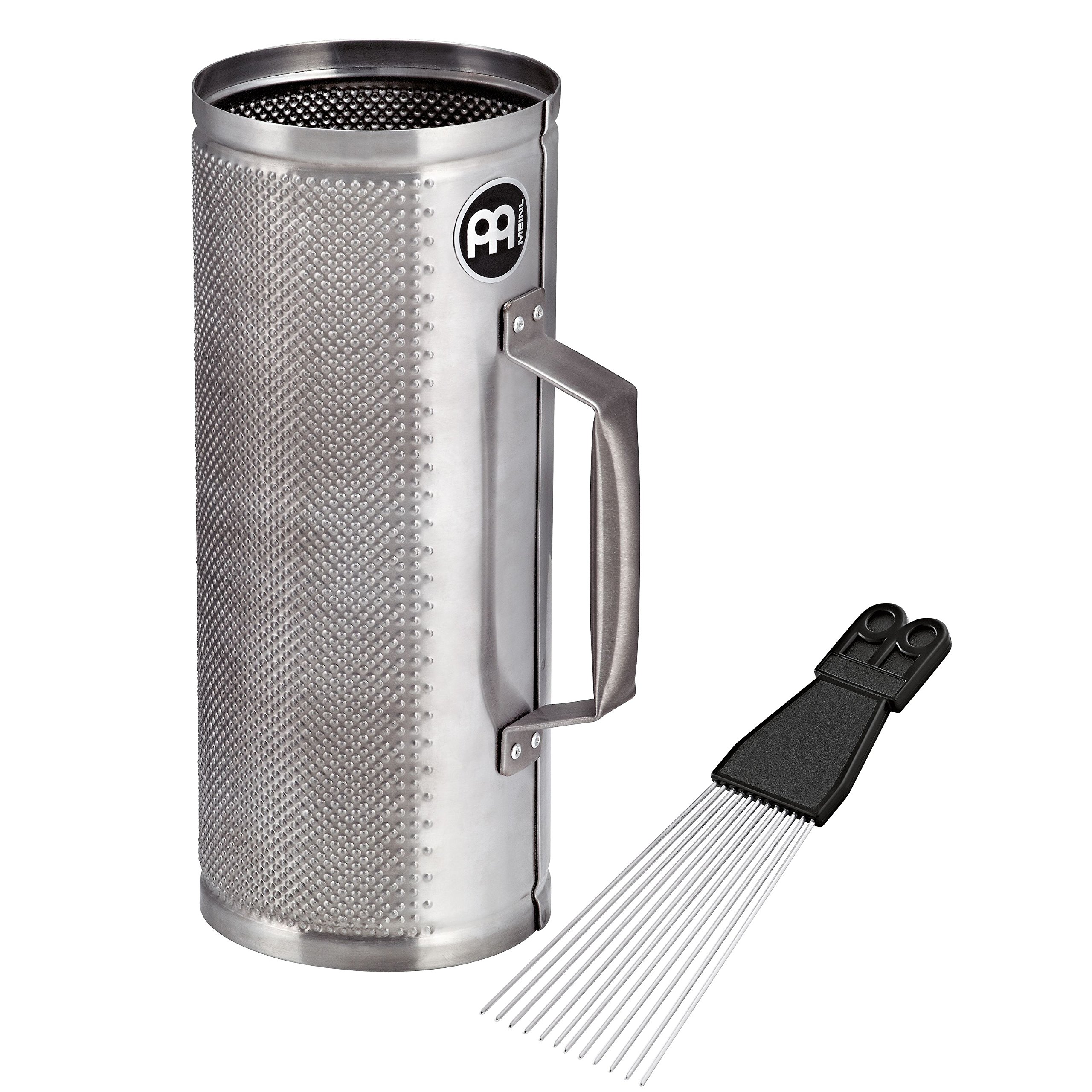 Meinl Merengue GüiraMGU1, Brushed Steel, incl. Scraper - Guiro
