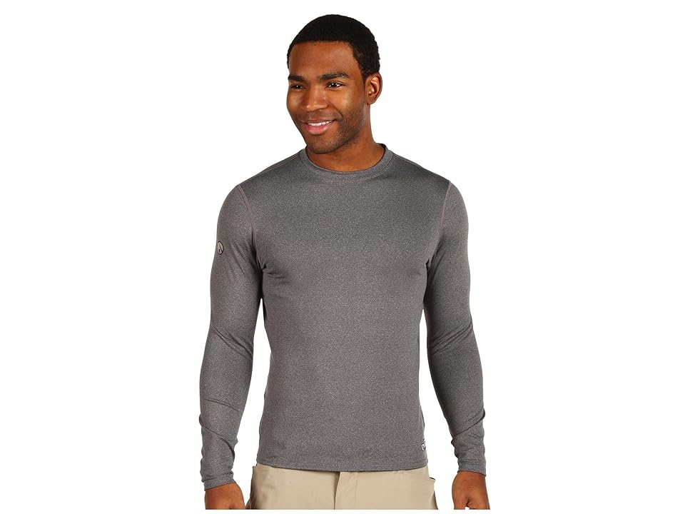 Hot Chillys Micro-Elite Chamois Crew Neck (Granite) Men's Underwear INTERNATIONAL SHIPPING