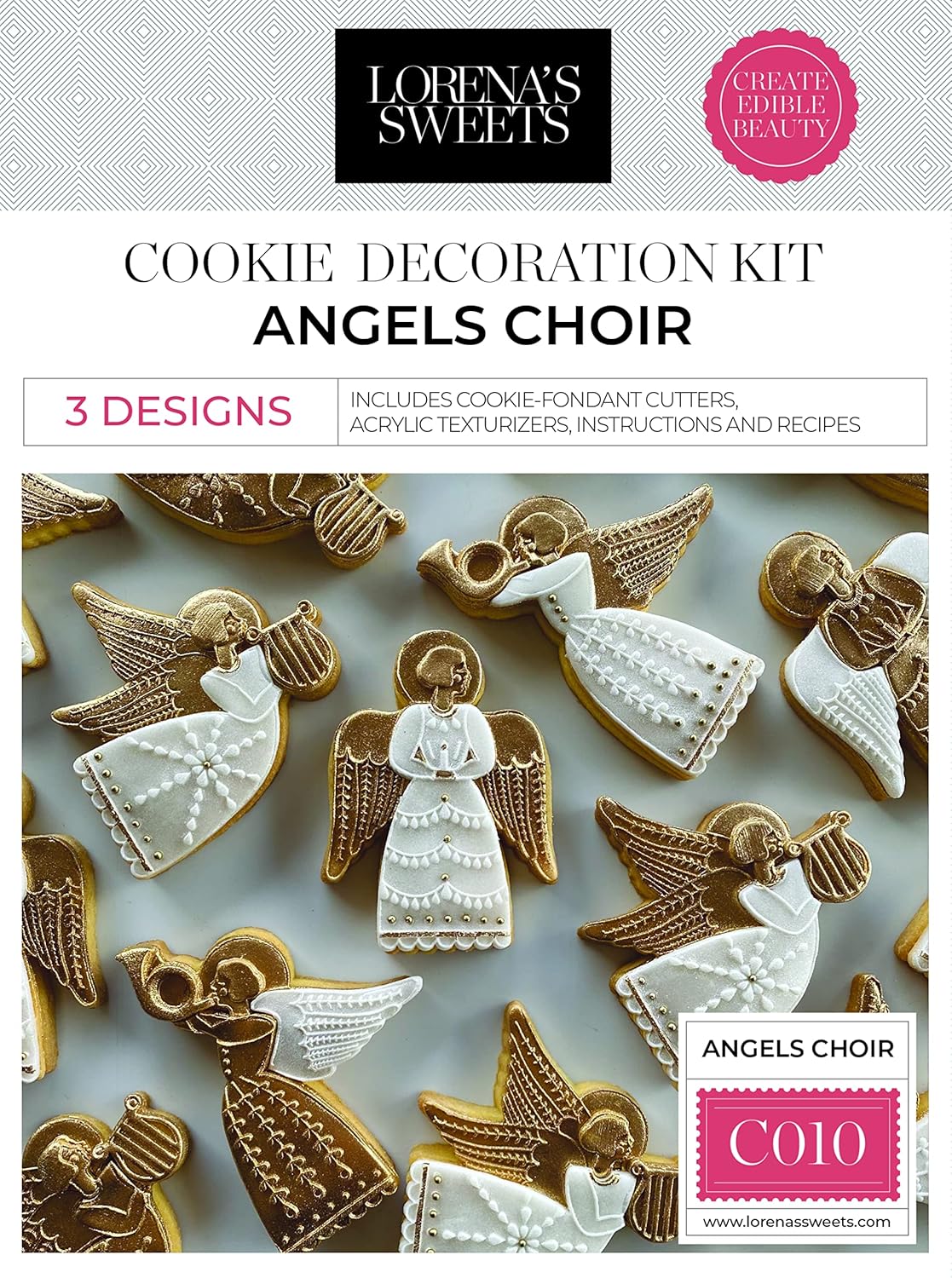 Lorena's Sweets Cookie Decoration Kit ANGELS CHOIR
