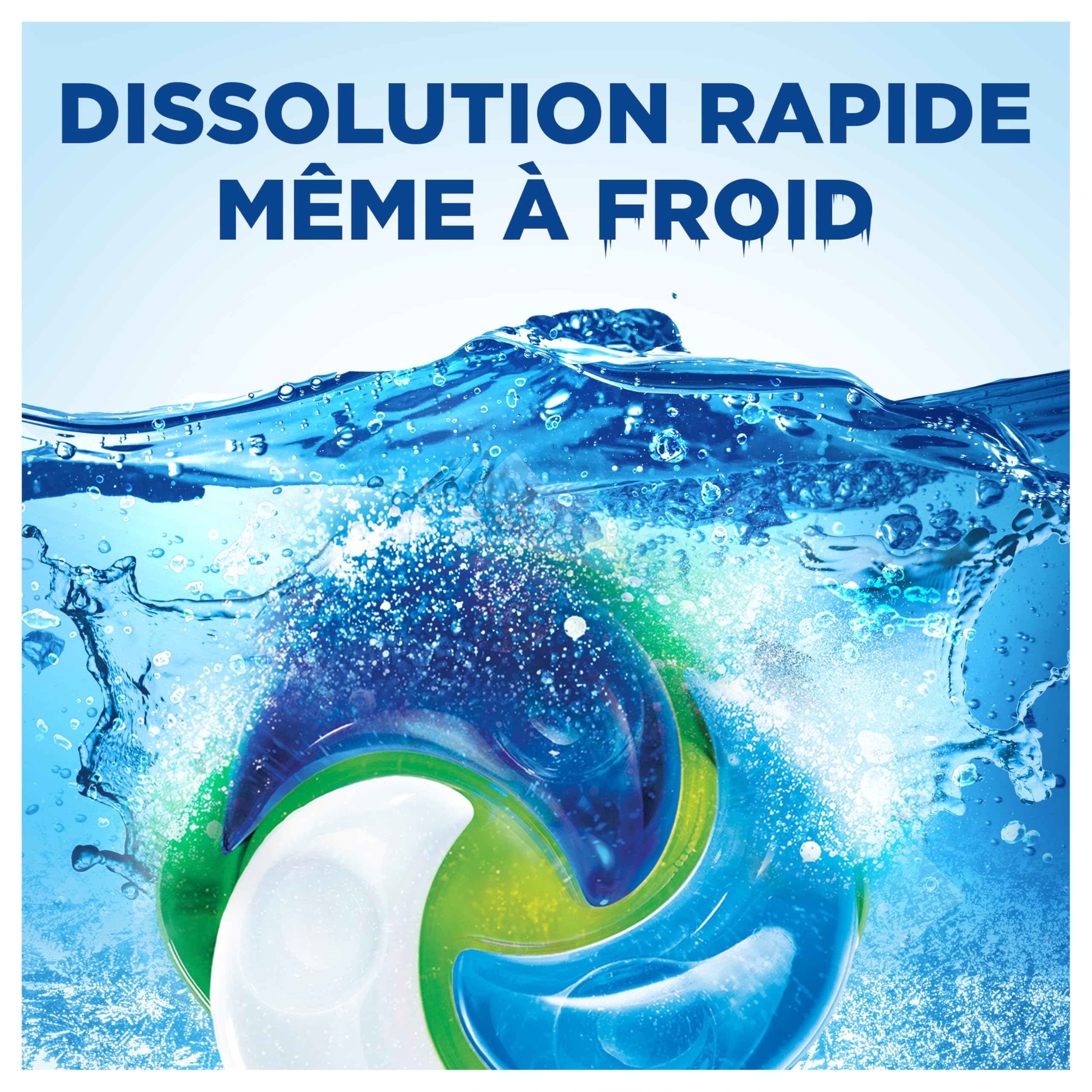 Ariel PODS Grandiose Lessive en capsule Fraîcheur Alpine x60 | 60 lavages (4x15). Idéal Pour Les Lessives Mixtes. Dissolution Rapide Même à Froid. Fabriqué en France