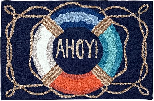 Miniatura 1 de Liora Manne FrontPorch - Alfombra para interiores y exteriores, diseño novedoso, enganchada a mano, resistente a la intemperie, estabilizada a los