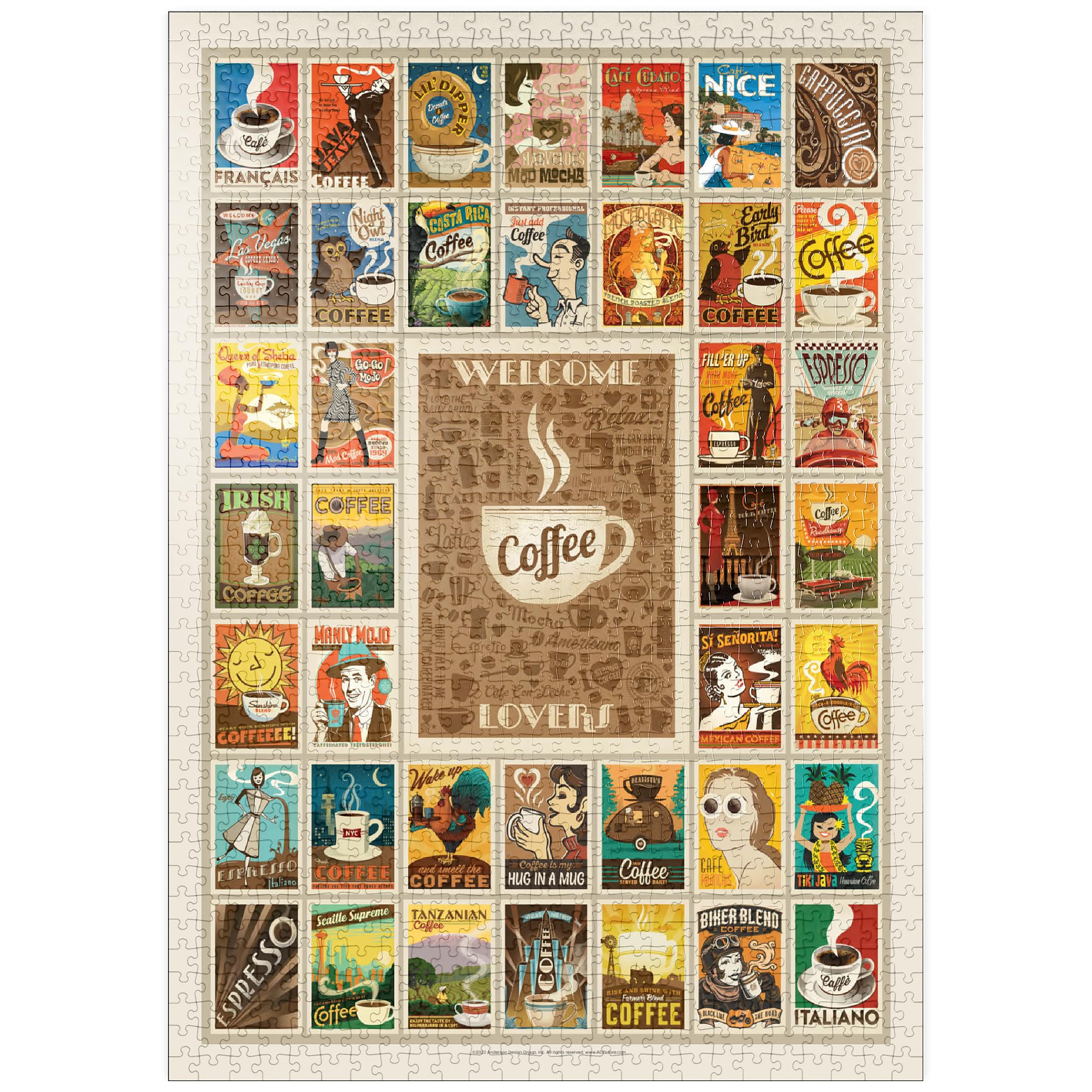 Puzzle Vintage 1000 Pièces MyPuzzle - Anderson Design Group