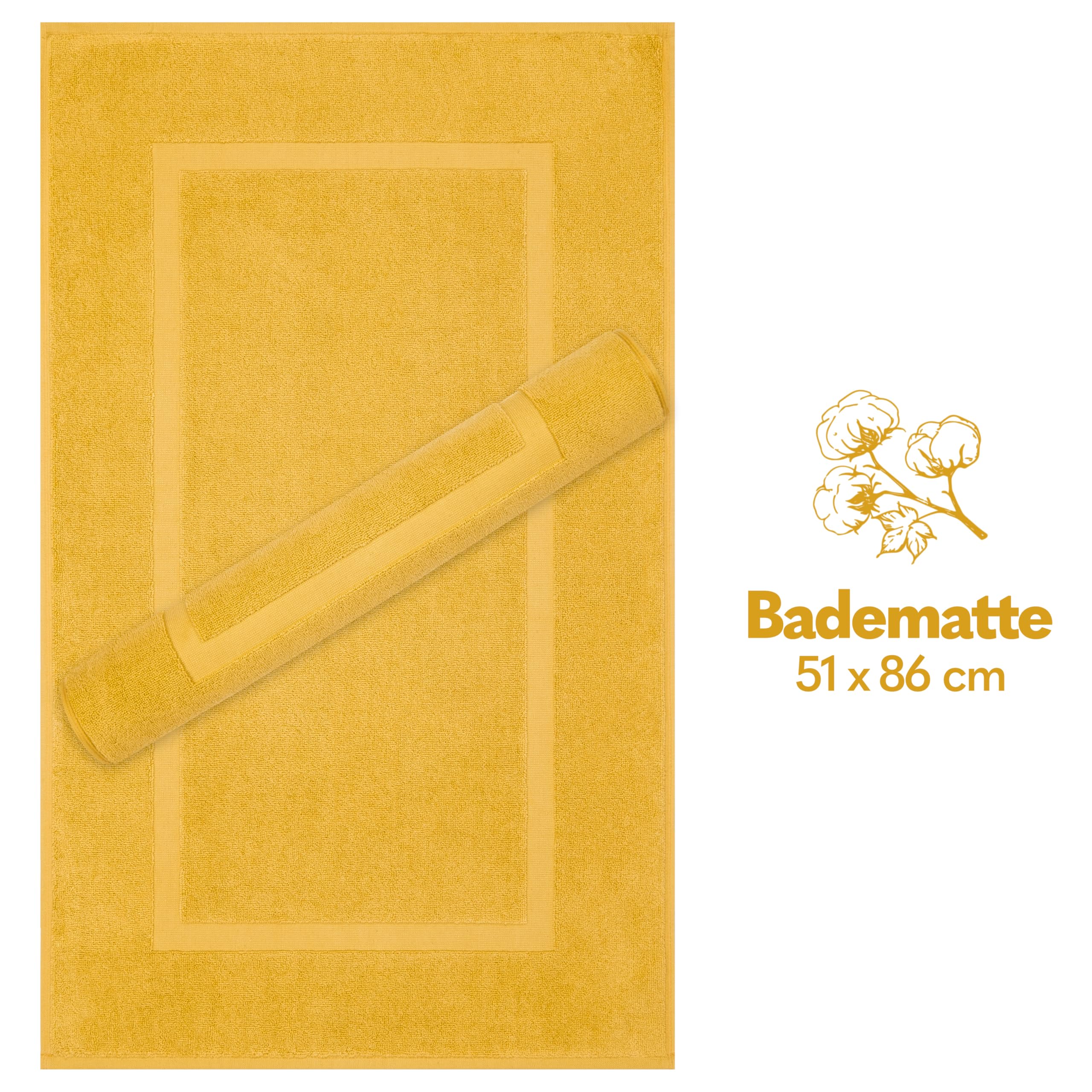 Hammetex Badetuch-Matte 2er Set – Bild 3