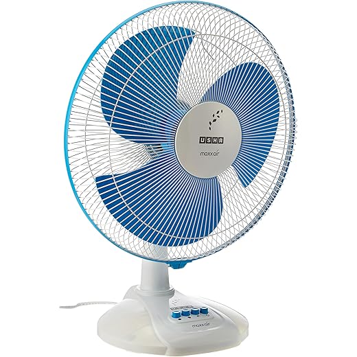 Usha Maxx Air 400mm Table Fan Blue