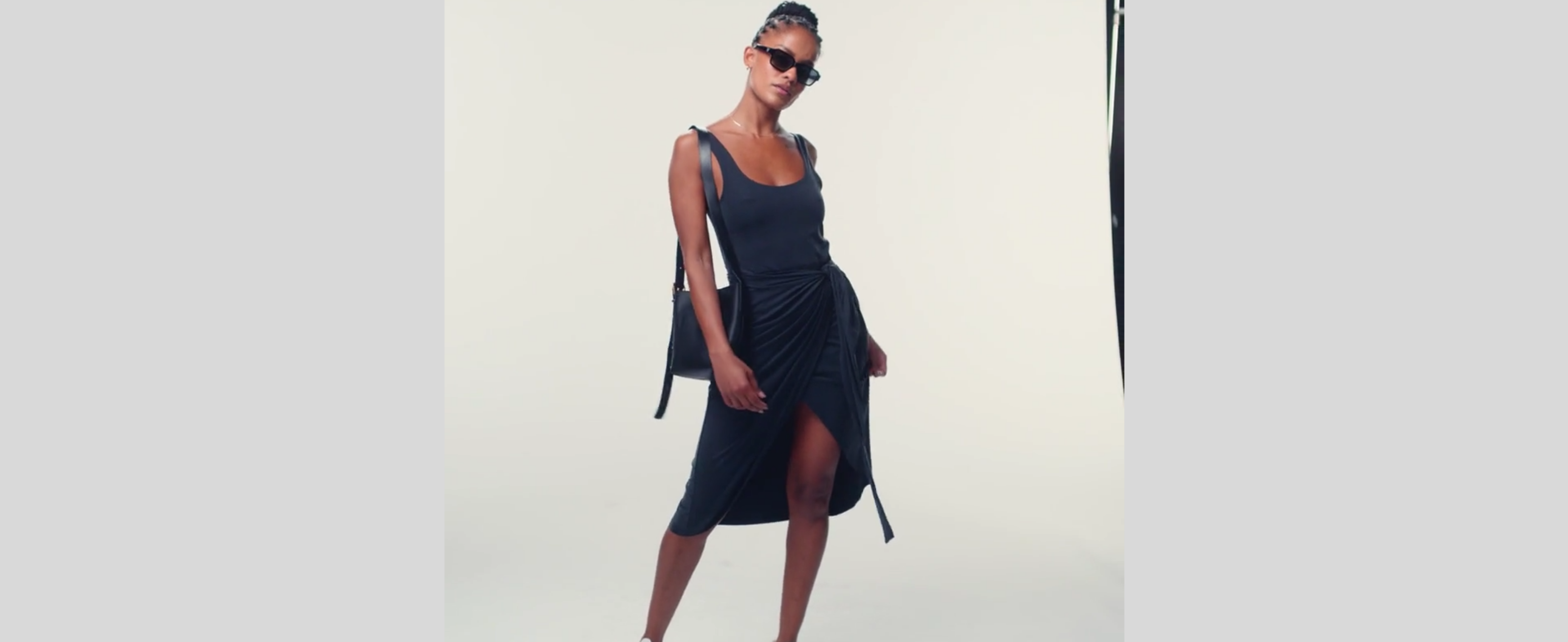 knee length dresses for ladies Beyond Yoga Spacedye Icon Midi Dress main image 1