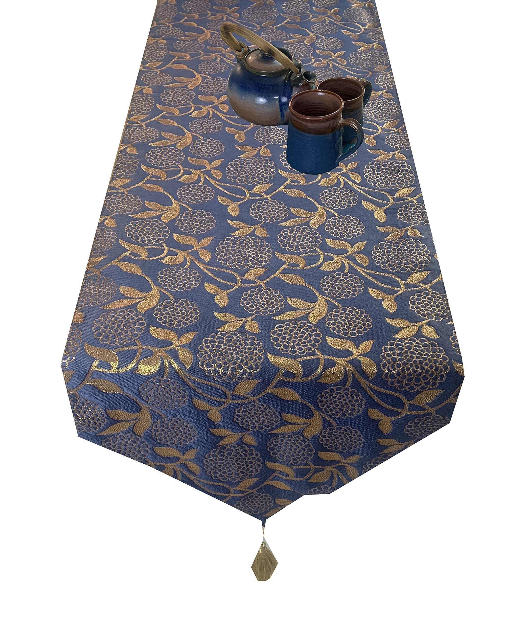 Pink Parrot Silk Table Runner - 12x70 Inch -14