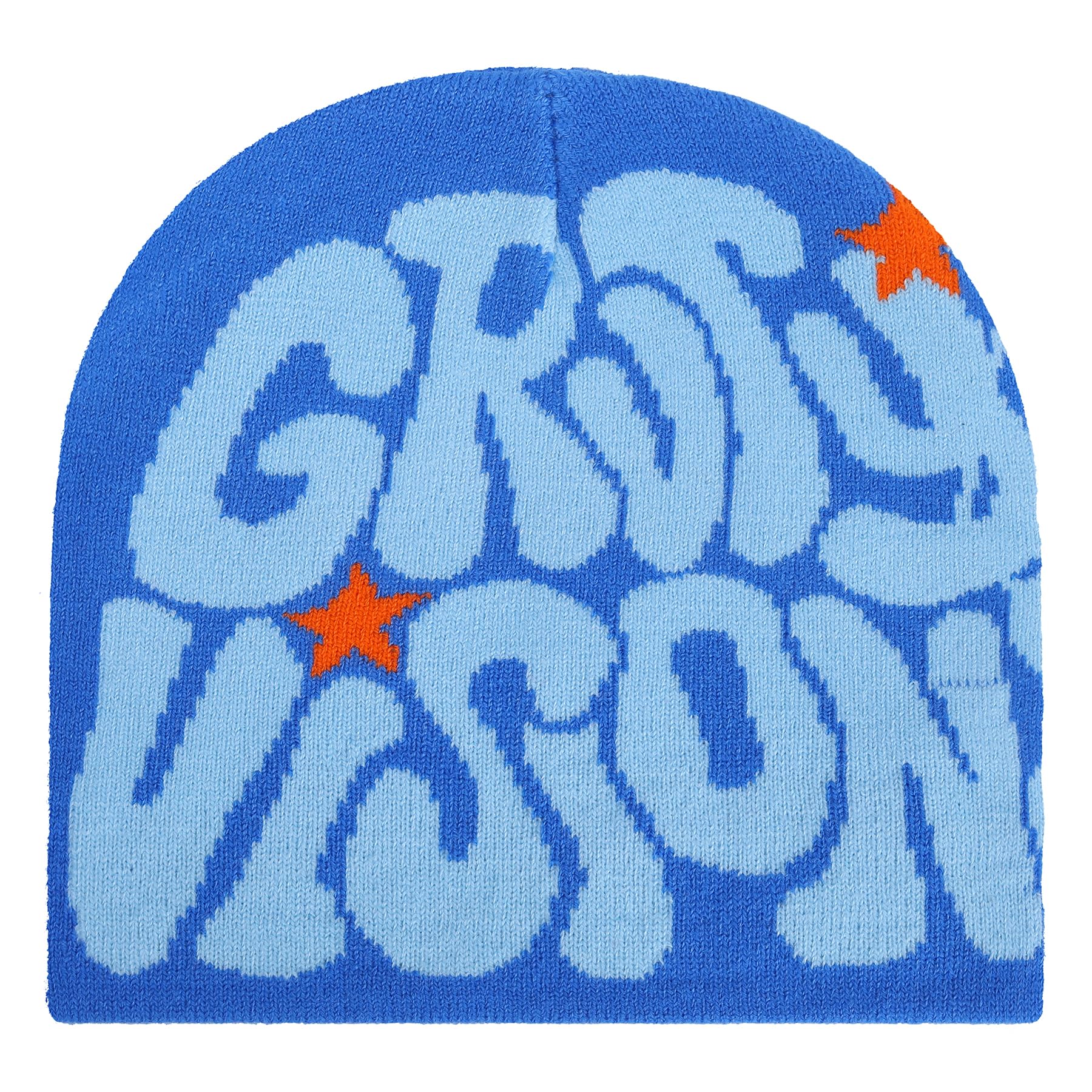 Supaico Men Women Y2K Beanies Gothic Graphic Knitted Hat Winter Warm Beanies Casual Outdoor Skull Cap