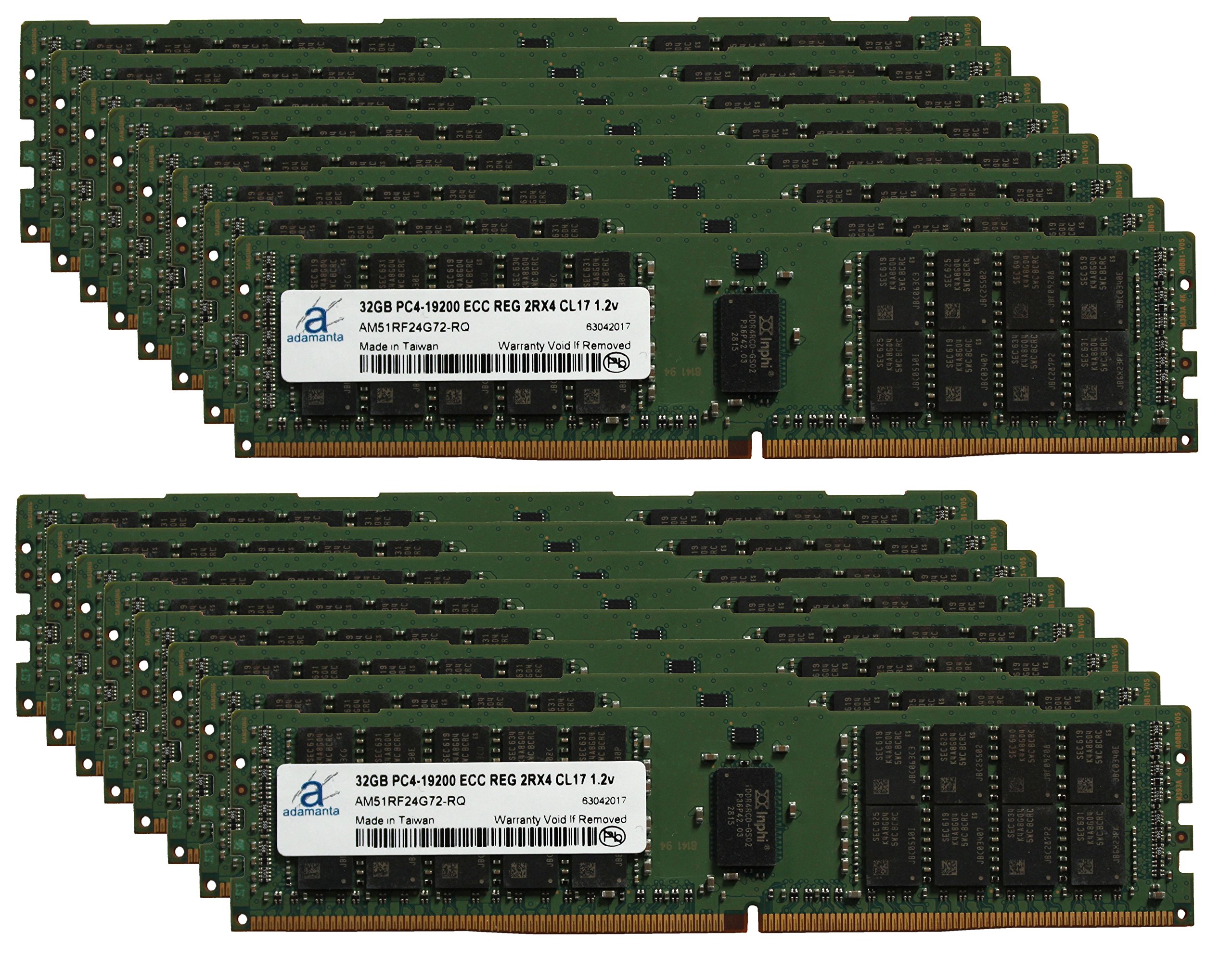 【食事担当】サーバメモリ 32GB *11枚 Amazon | Adamanta 512 GB ( 16 x 32gb )サーバーメモリアップグレード