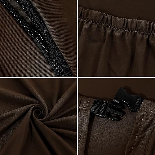 Miniatura 4 de SARAFLORA Fundas para Sillas Gaming Elásticas y Lavables Fundas para Sillas de Computadora para Sillón, Silla Giratoria, Sillas Ejecutivas de