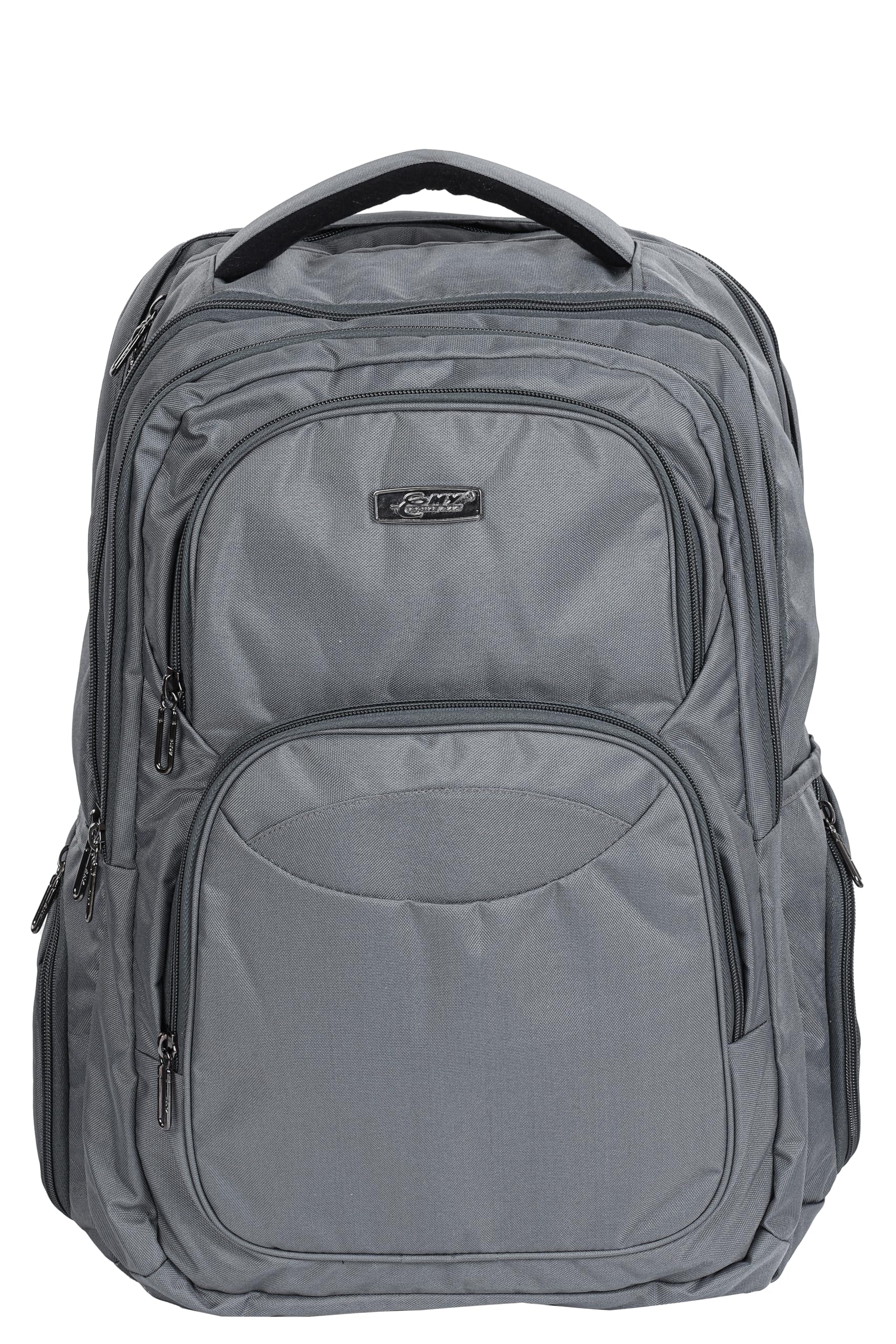 Emy 30L Expandable Laptop Backpack | Durable P.U Coated Polyester Fabric |Water-Resistant | Unisex, Compatible With Up To 15.6" Laptop | Perfect For Daily Office | Color Grey (B0D7HVCX9T) Amazon Price History, Amazon Price Tracker