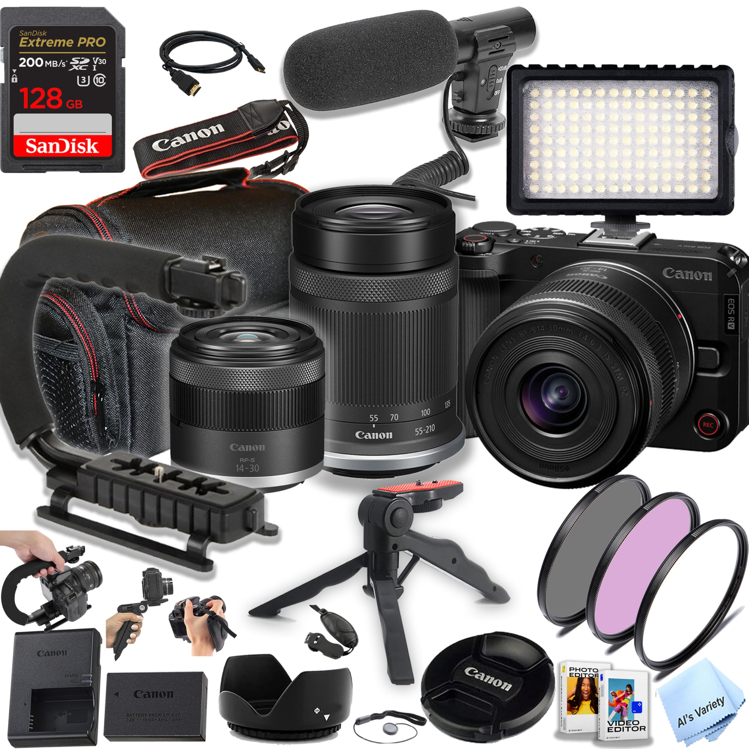 Canon EOS R50V ボディー Amazon.com : Canon EOS R50V Mirrorless Camera with 14-30mm + 55