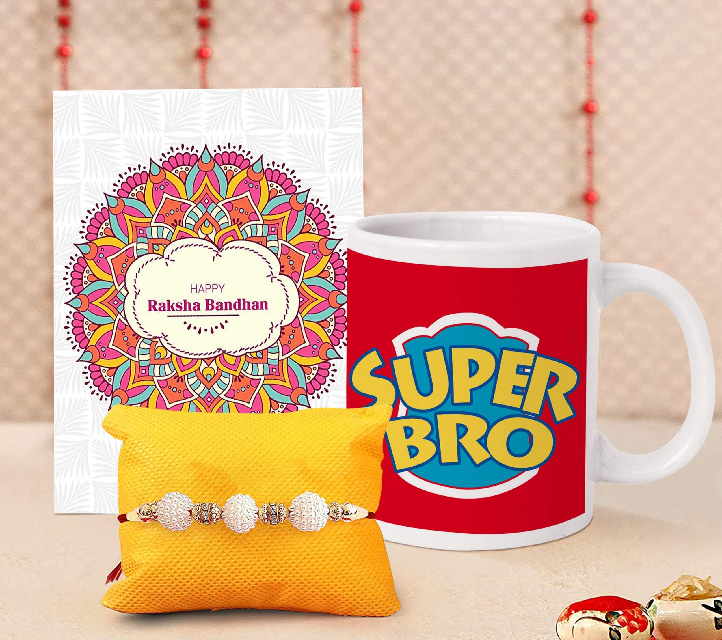 TIED RIBBONS Handmade Designer Rakhi for Brother on Rakshabandhan