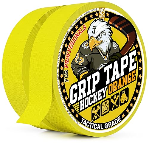 Miniatura 10 de Cinta adhesiva para hockey negra de 1 pulgada, 2 rollos de cinta adhesiva para deportes atléticos, cinta de tela multiusos resistente al agua