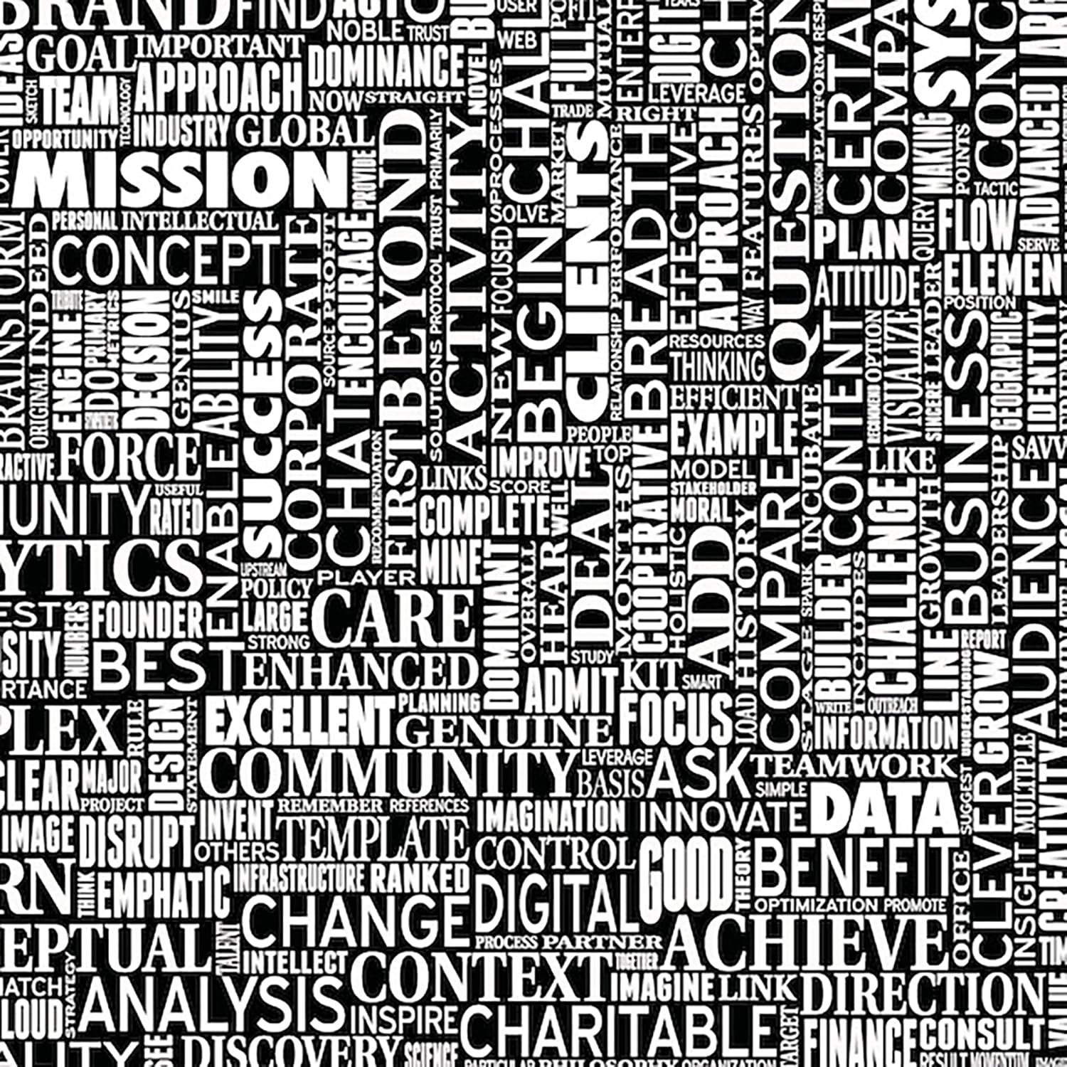 Task Word Cloud 1000 Piece Puzzle, 1 EA