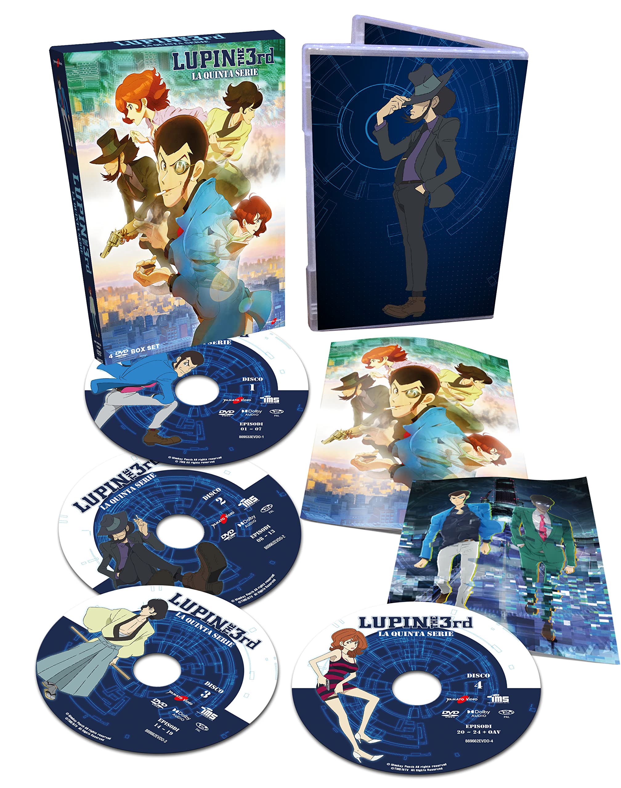 Lupin III - La Quinta Serie (4 Dvd (Ediz. Italiana per la prima volta in homevideo)