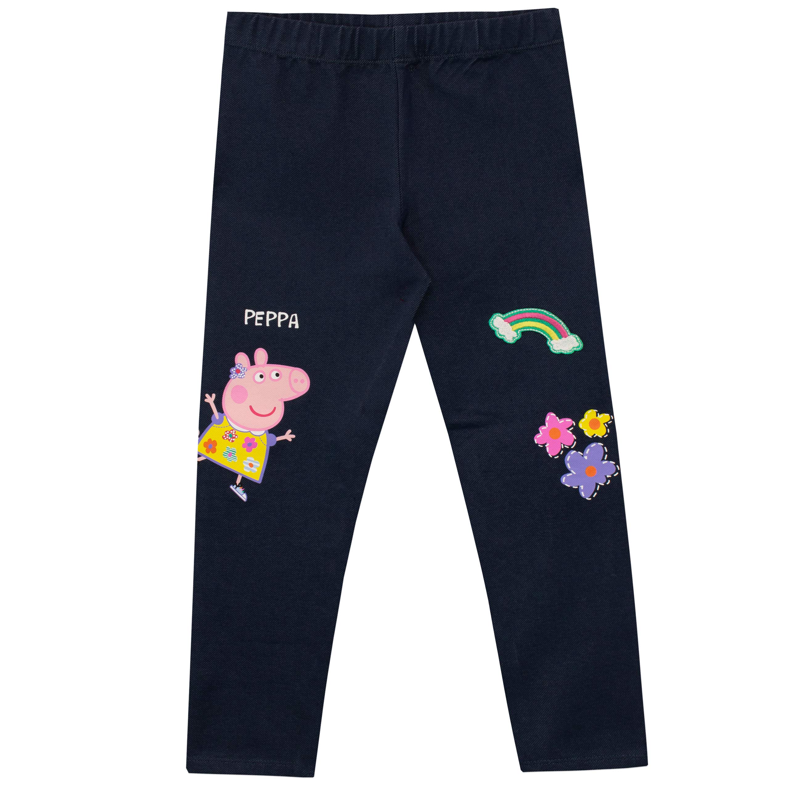 Peppa Wutz Dziewczęca koszulka i legginsy Peppa Pig