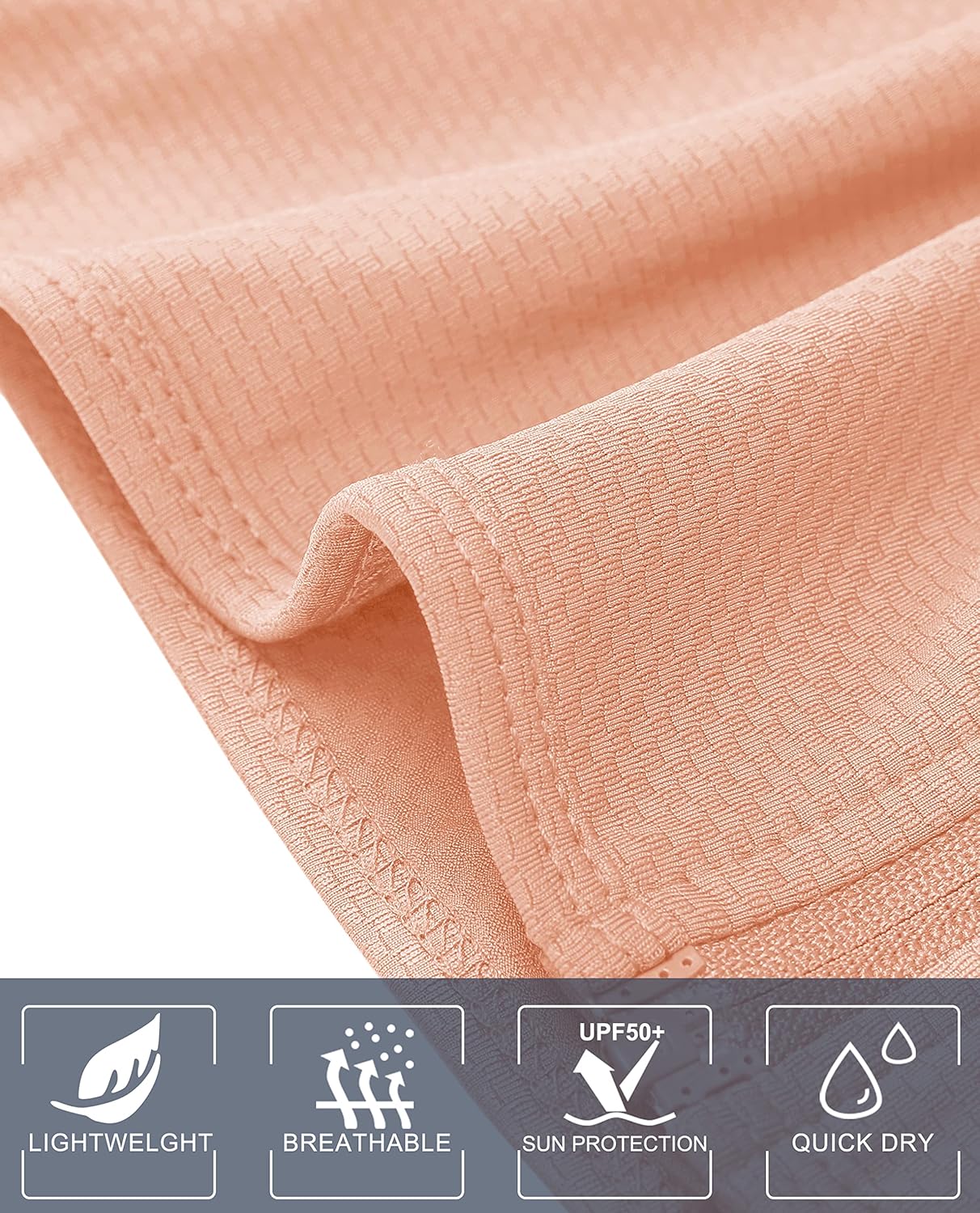 MAGCOMSEN Women's UPF 50+ Lightweight Athletic Jacket Sun Protection Full Zip Long Sleeve Shirts Hiking Outdoor Pockets - Image 5