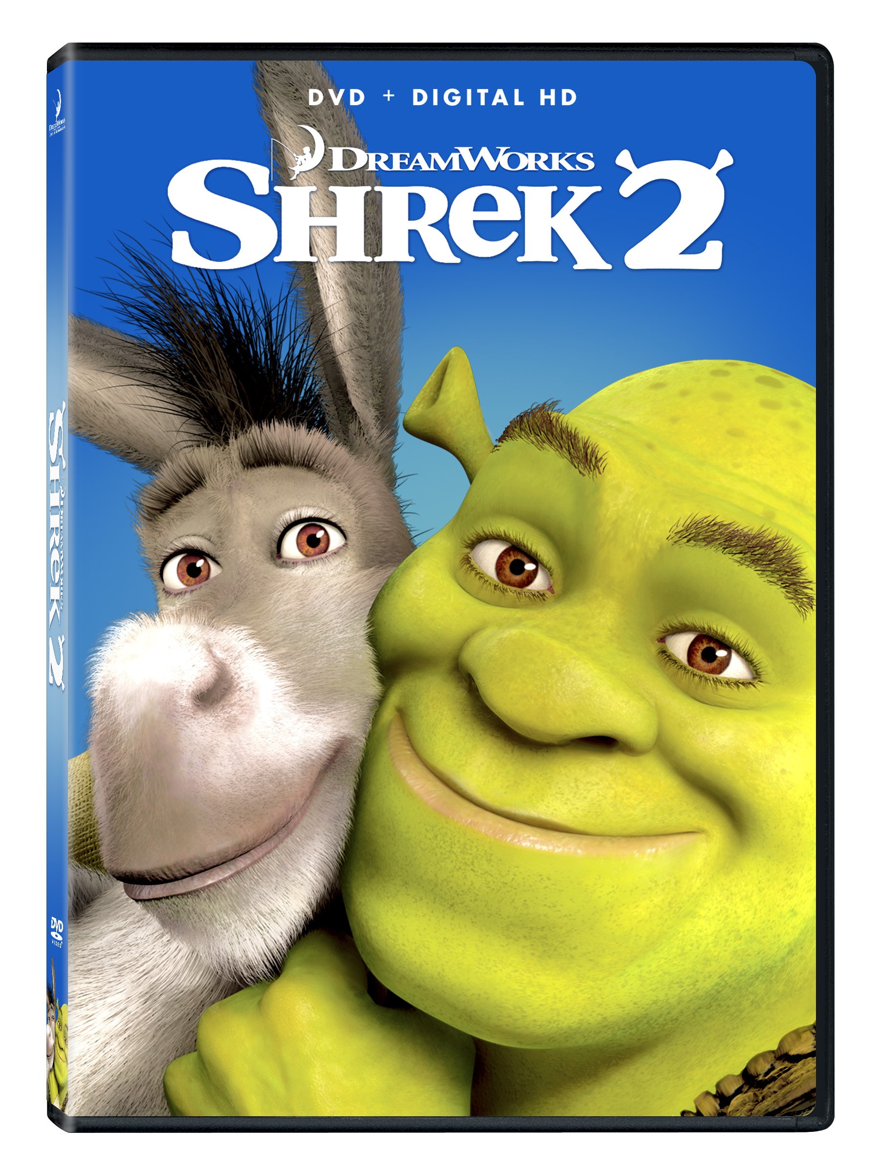 Película Shrek 2 DVD edición USA para amantes del cine de animación clásico
