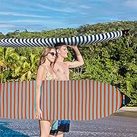 Vista 5 de SUN CUBE Funda para calcetín para tabla de surf, bolsa protectora para tabla de surf, ligera, elástica, para longboard, híbrido, tabla corta