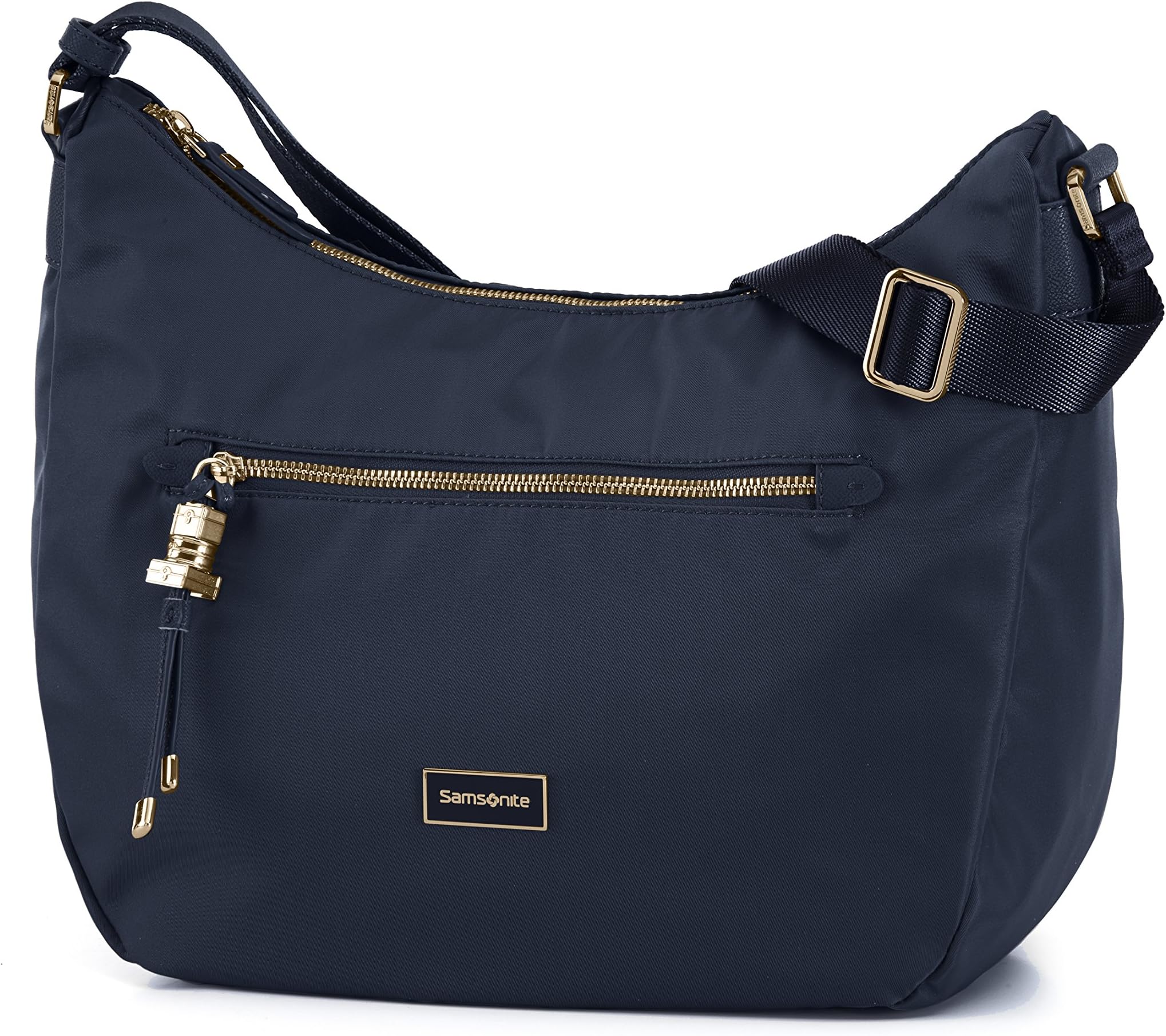 SAMSONITE Karissa - Hobo Bag M Messenger Bag, 36 cm, Blue (Dark Navy)
