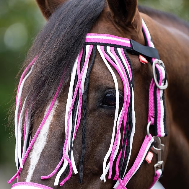 Foto 3 de 3 de Imperial Riding Franja de Moscas IRH de Nailon con Cierre de, Color Rosa neón