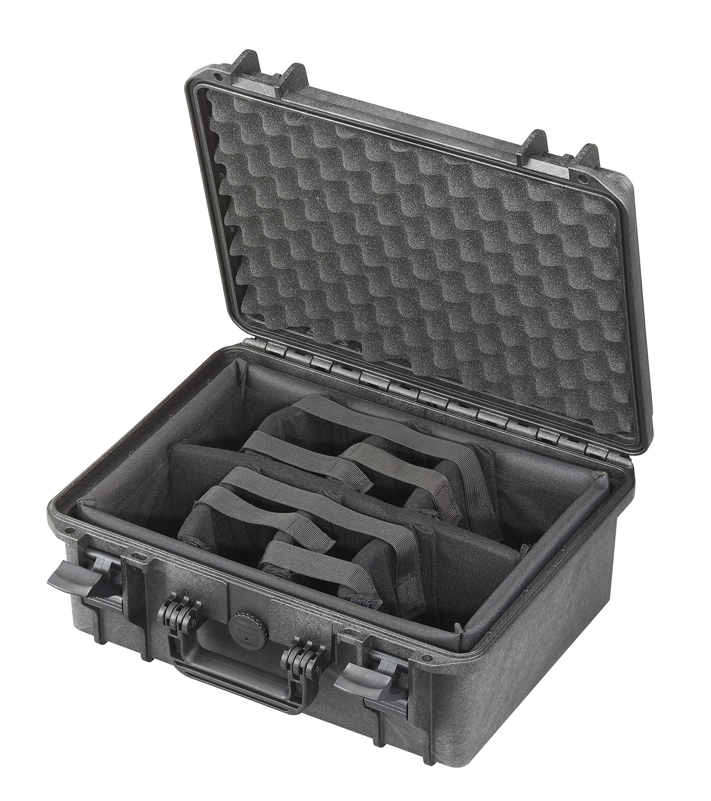 Max Unisex – walizka dla dorosłych, Max380h160, czarna, 380 x 270 x wys. 160 mm