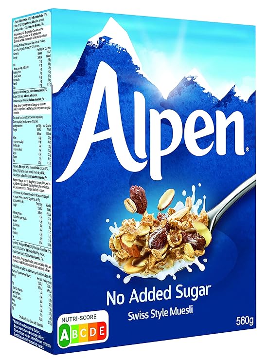 Alpen Cereal No Added Sugar, 550g, Packaging May Vary Amazon.in