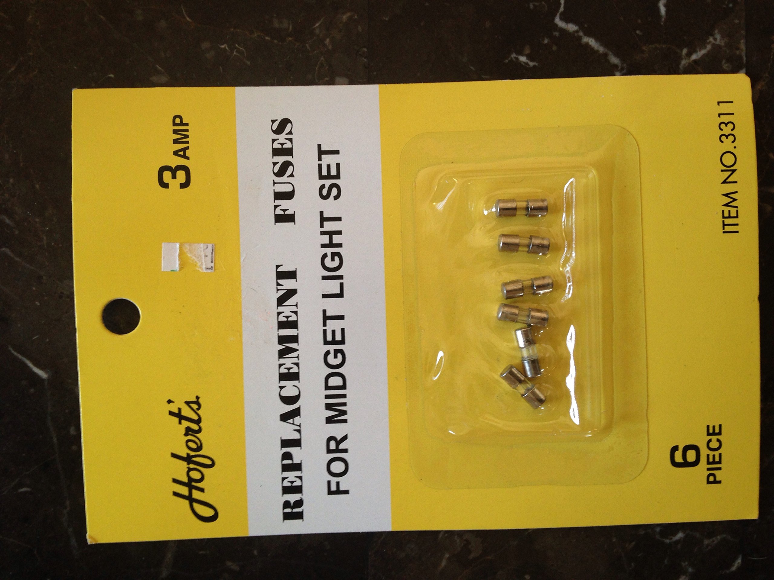 3 Amp Fuses - 6 Pack