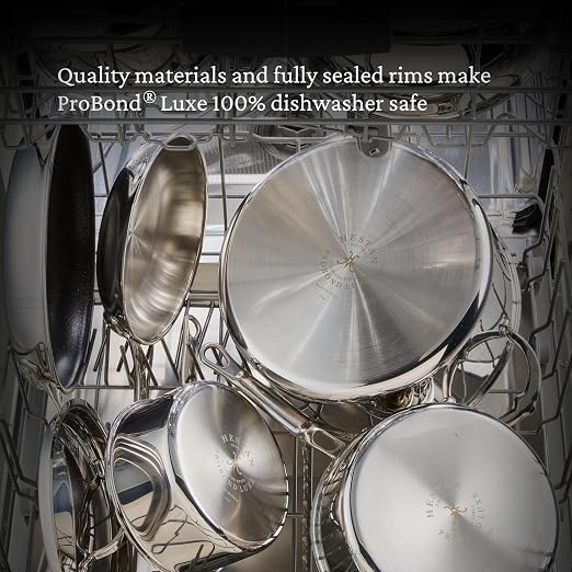 ProBond Luxe Wok de Acero Inoxidable 14 pulgadas con Tapa miniatura 9