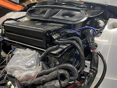 Miniatura 6 de Soporte de amplificador compatible con Harley Davidson. Soporte de amplificador grande para bicicletas de murciélago de 2014 a presentar para todos